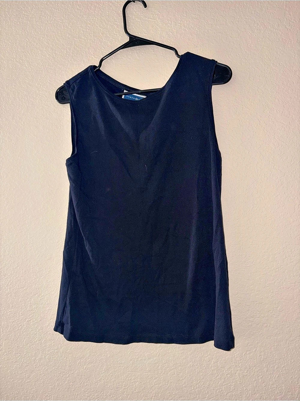 Karen Scott Sleeveless Black Tank Top